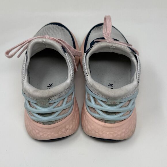 Kizik Athens Bahama Womens 6.5 White Pink Knit Slip On Handsfree Shoes - Picture 11 of 16